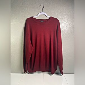 Jos A Bank Wool Mix Sweater | Mens 2XL |  Purple Crew Neck